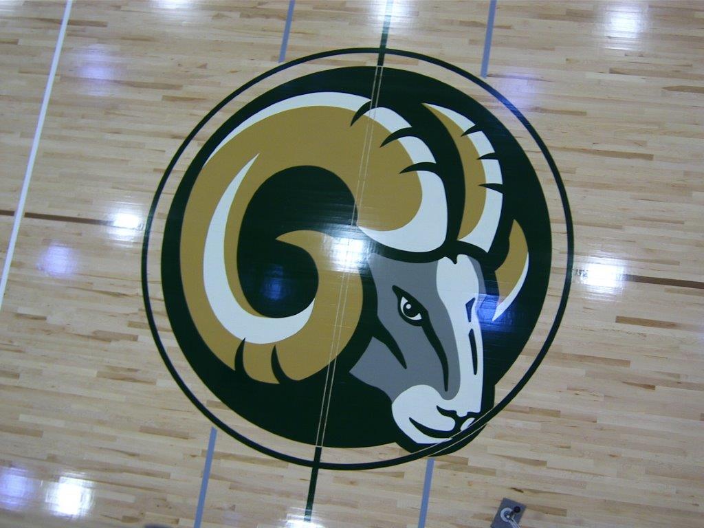 Gym floor for Murrieta Mesa High School